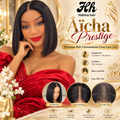 Aïcha Prestige – Perruque Bob Vietnamienne Lisse Lace 2×6