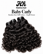 Baby Curly – Bundles Raw Hair Indien Single Donor