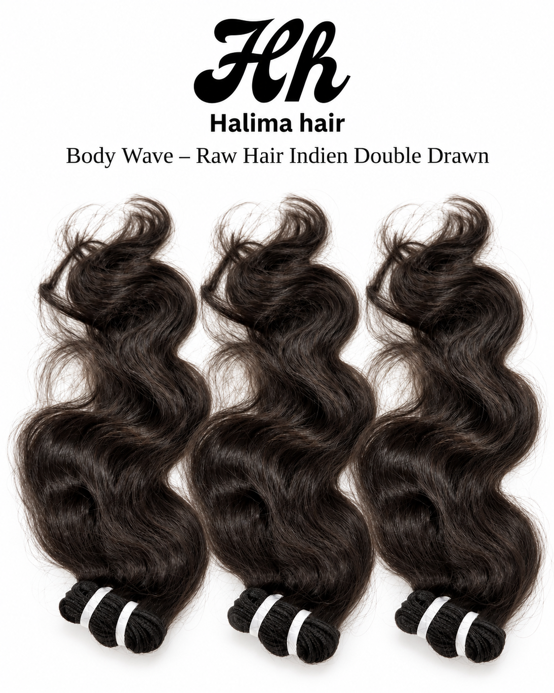 Body Wave – Bundles Raw Hair Indien Double Drawn