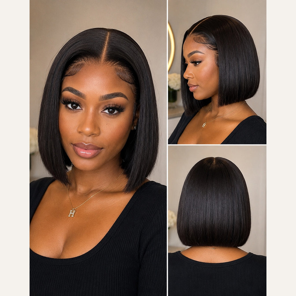 Perruque Luxury Bob - Noir Naturel