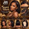 Sonia Allure – Perruque Bob Lisse Lace HD 5×5